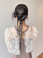 ヘアサロン セロ(Hair Salon SERO)&nbsp;カチモリ/三つ編み/ロープ編み/編み込み/シニヨン/ツインテール