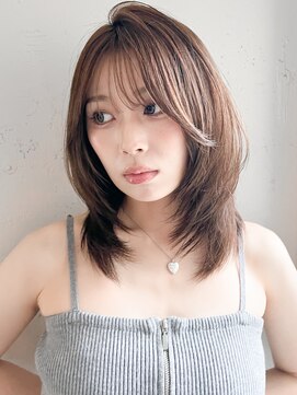 キリ 表参道(kyli) 美髪前髪ワンホンレイヤーエアリーカール艶感くせ毛風カール