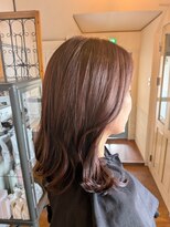 スパイスシー(spice_c) ツヤカラー×ミディアム顔周りレイヤー