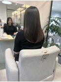 ロング×マットベージュ