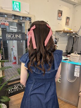 ジャンクロードビギン 町田店(JEAN CLAUDE BIGUINE) ロング巻紙風アレンジ