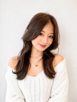 ナチュラル 南越谷店(Natural)&nbsp;【韓国風】透明感ブラウン×くびれレイヤー