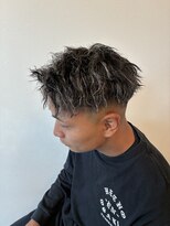 ヘアーアトリエルキナ(hair atelier LUCINA)&nbsp;ツイスパ×ホワイトメッシュ