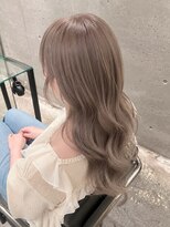 エノア 青山(ENORE)&nbsp;ミルクティーグレージュ/ケアブリーチ/透明感ハイトーン