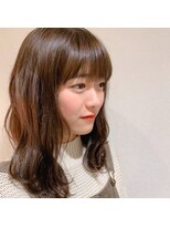 ヘアーエスクールフェイス(hair S. COEUR face) 初カラー☆イルミナカラー/大人かわいいミディアムロング