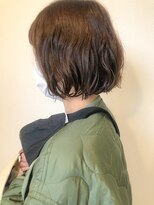 メルト 吉祥寺(melt)&nbsp;【melt】大人小顔ボブ 切りっぱなし アンニュイパーマ オリーブ