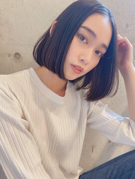 シェルター バイ トウキョウ(Shelter by TOKYO) ナチュラル_大人ボブ_インナーカラー