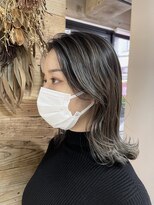 フォーク(FOLK)&nbsp;YAMATO ハイライトバレイヤージュ×外ハネ