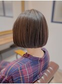 ボブ/グレージュ/大人女性/レイヤー/ショート[千歳船橋]
