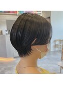 大人ショート/グレージュカラー/似合わせカット/髪質改善[登戸]