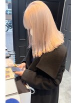 ルーツ(Roots)&nbsp;goro ホワイトベージュ/赤み消しカラー/ハイトーンカラー