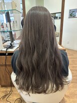 ジップ 浜田店(zip)&nbsp;透明感アッシュグレージュ×30代オフィスストレート