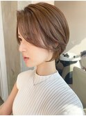 長め前髪の大人ショートボブ【奥村北斗】