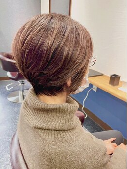 レンズ(Ren'z)の写真/カット技術で差が出るショートは、経験豊富なスタイリストにお任せ！あなたの魅力を引き出します♪