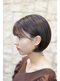 【奥村】ショートボブ×ココアブラウン[20代30代40代50代]
