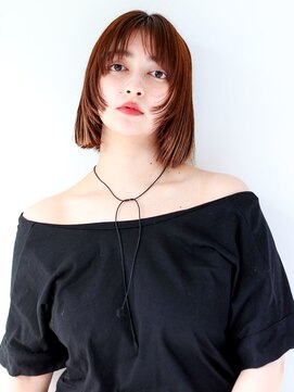 ガリカ シーム(Gallica/SEAM) やわらか暖色系カラー/大人ボブ/ディープカラー