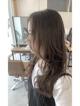 シアン 橋本店(Shian) オリーブベージュ　レイヤーカット