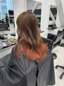 アライブ キチジョウジ(ALIVE Kichijoji) 【ALIVE吉祥寺】オレンジブラウングラデーションカラー