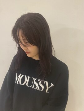 ヘアーコンセプト アイアイオ(HAIR CONCEPT iio) 赤みパープルカラー