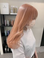 ペレ 渋谷(PELE)&nbsp;イメチェン/ホワイトブロンド/外ハネボブ/ワイドバング/渋谷