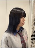 青味を加えたトーンダウンカラー◎