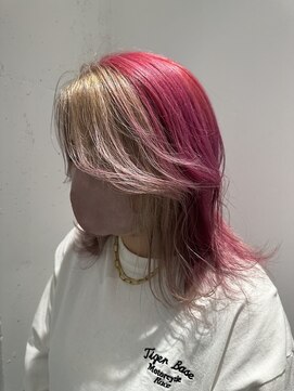 ニューヨークニューヨーク 垂水店(NYNY) インナーカラーｘイヤリングカラーｘフェイスフレーミング