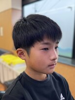 キッズカット　ツーブロック