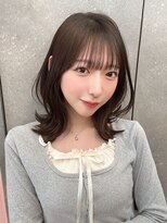 クム(kumu)&nbsp;【kumu】ミディアムレイヤー/顔周りカット/栄/名古屋