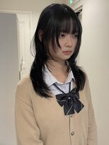 エイチ(811)&nbsp;ショートウルフミディアムミディアムボブウルフ大人ショートボブ