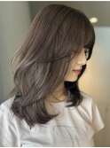 レイヤーカット/ナチュラルブラウン/大人かわいいヘア