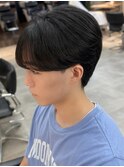 曲がる縮毛矯正/縮毛矯正/センターパート/千葉駅/千葉/齊藤大樹