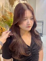 ケーツー心斎橋 クイーンズガーデン バイ ケーツー(K two QUEEN'S GARDEN by K two) ブリーチなしダブルカラー*透明感カラー*レイヤーロング*顔周り