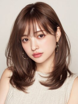 シーバイサイン(sea by Sign)の写真/こだわりの顔周りカットで可愛さ持続♪イルミナカラーとの相性抜群！sea by Signで理想のstyleを手に入れて