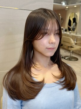 ミズチャーム(Ms.CHARM) 顔まわりカット/レイヤーカット/外苑前/髪質改善