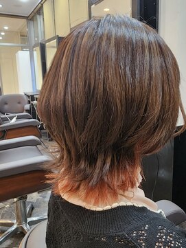 ハイレート ウニクス川越店(Hairate) [Sekiguchi] ウルフ×インナーオレンジカラー