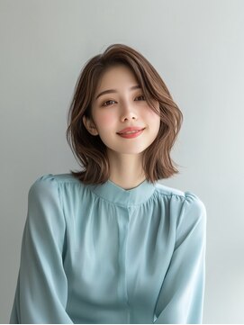 e.m.a プレミアムビューティーサロン 栄駅店(e.m.a PREMIUM BEAUTY SALON) くびれヘア/イメチェン/外ハネボブ/美髪/ワイドバング/髪型