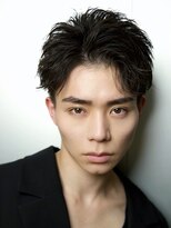 ルーシー 川越(LUCEY)&nbsp;センターパートフェザーパーマシャドウパーマメンズパーマ