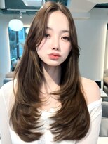 マインバイアフロートギンザ(MYNE by AFLOAT GINZA)&nbsp;レイヤーカット/ワンカール/ミルクティーブラウン