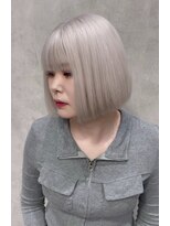 ルノン(LUNON)&nbsp;黒髪クラゲヘアーオリーブグレー小顔ココアベージュ