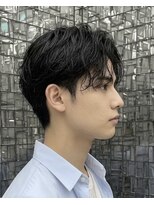 アマンドール(Aman D'or)&nbsp;【佐久間】韓国アイドル風シャドウパーマ/ビジネス＆就活ヘア