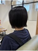 切りっぱなしボブ