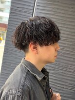 テンション(tension)&nbsp;メンズカット波巻ツイストスパイラルパーマ札幌大通バスセンター