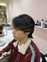 ビビディ バビディ ブー 河原町三条店(Bibbidi.bobbidi.boo) ▽メンズウルフ/センターパートウルフ