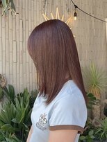 ヘアプレイスソル (HAIR PLACE SoL)&nbsp;透明感まろやかブラウン/ナチュラルストレート/艶髪