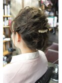 ふんわりシニヨン＊着物向けヘアセット