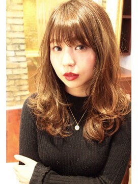 ビーハイブ 一番町店 アヴェダ(BEHIVE) 「BEHIVE一番町店」高橋しおり　重軽フェザーロング