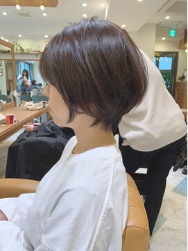 ロンド パルティール 大宮(Lond partir) 【石田勇士郎】黒髪毛先パーマ横顔美人ショート