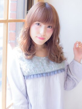 オーブ ヘアー アムール 学芸大学店(AUBE HAIR amour) 透け感と軽めウェーブでフレッシュに