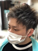 ヘアールームノア(Hair room Noa) アップバングツーブロックショートウルフ