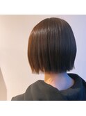 切りっぱなしボブ